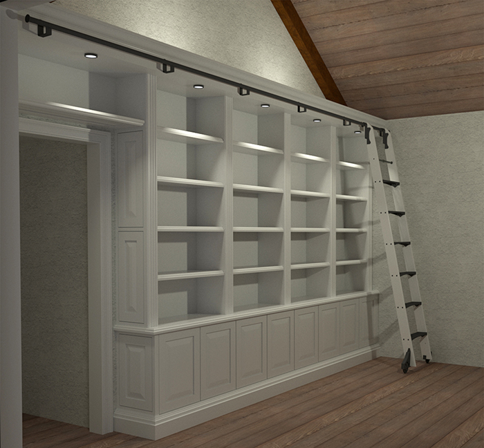 Quality materials on all bookcases
