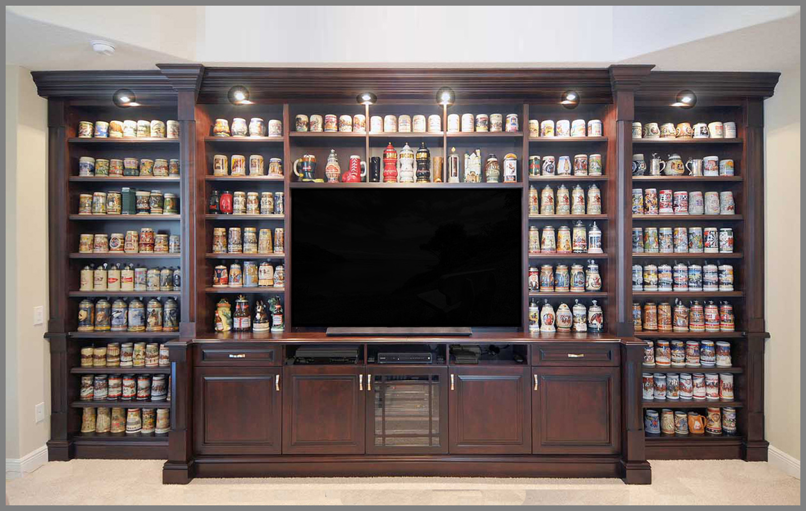 Custom Bookcases Orlando | Wood Shelving | Wooden Wall Units ...